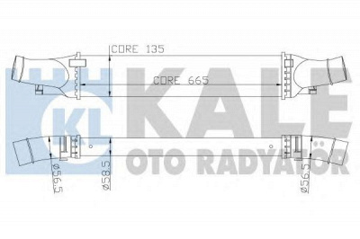 KALE OTO RADYATOR 342600 -  Интеркулер